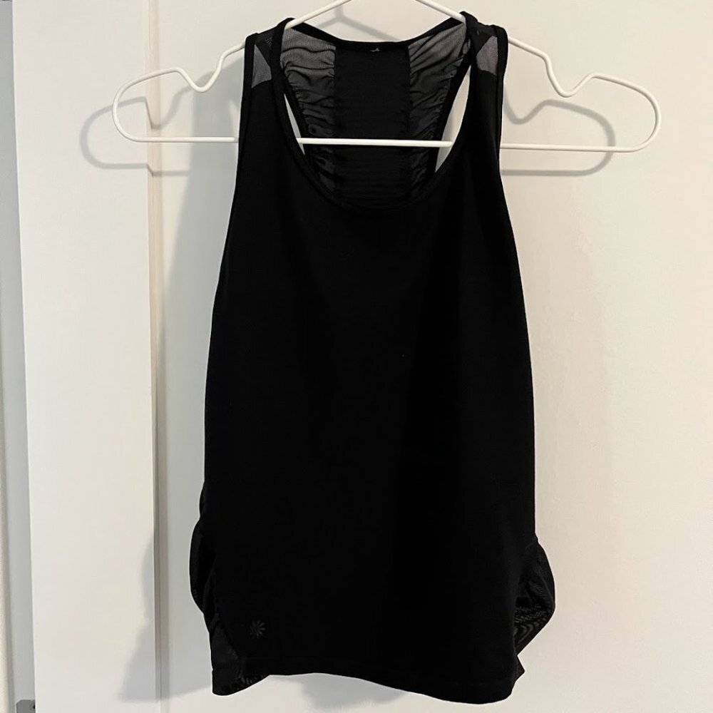 athleta womens workout crop tank top size small